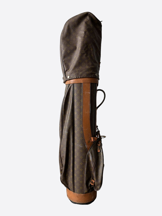 Louis Vuitton Brown Monogram Vintage Golf Bag