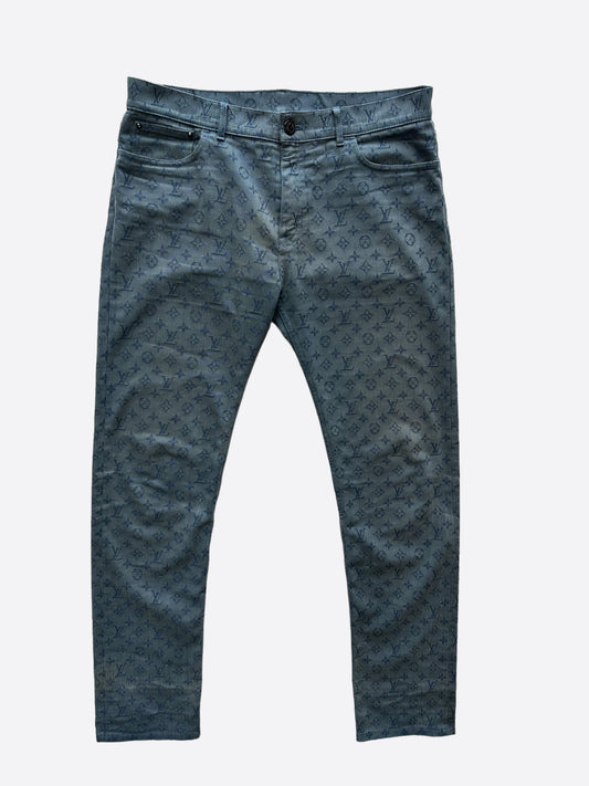 Louis Vuitton Black Monogram Slim Jeans – Savonches