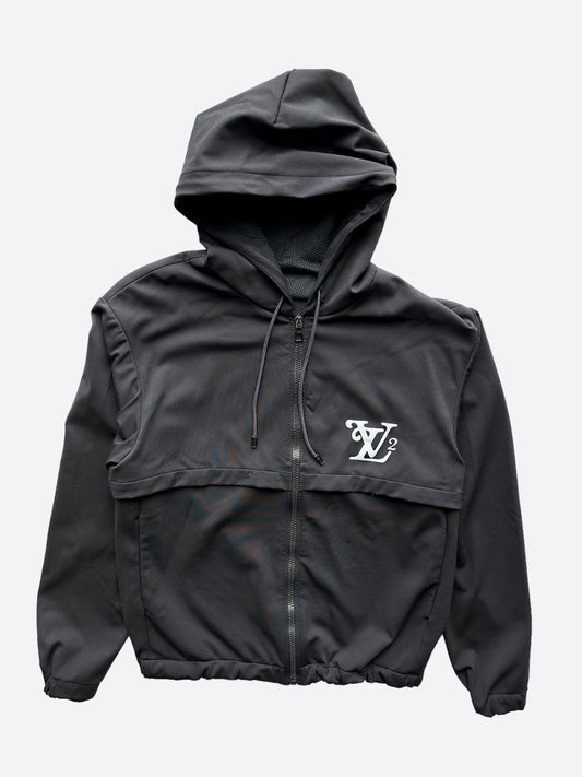 Louis Vuitton Nigo Black Logo Zip Up Windbreaker