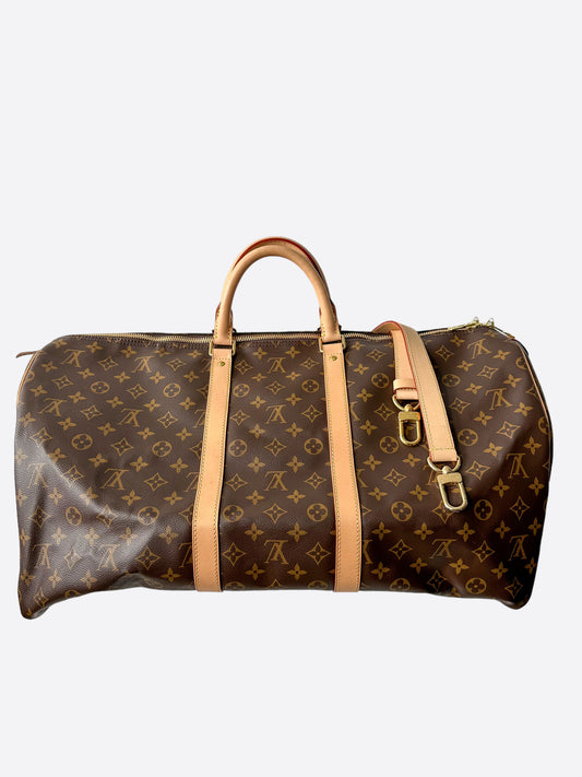 Louis Vuitton  Dune Savane Monogram Chapman Brother's Keepall