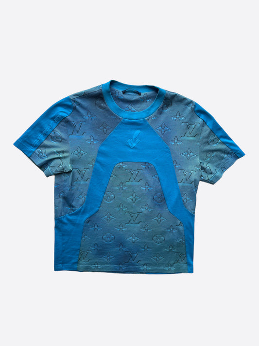 Louis Vuitton Blue 2054 Monogram Tee Shirt – Savonches