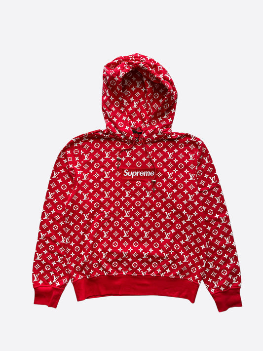 Pre-owned Louis Vuitton Supreme Lv Box Logo Hoodie Hooded