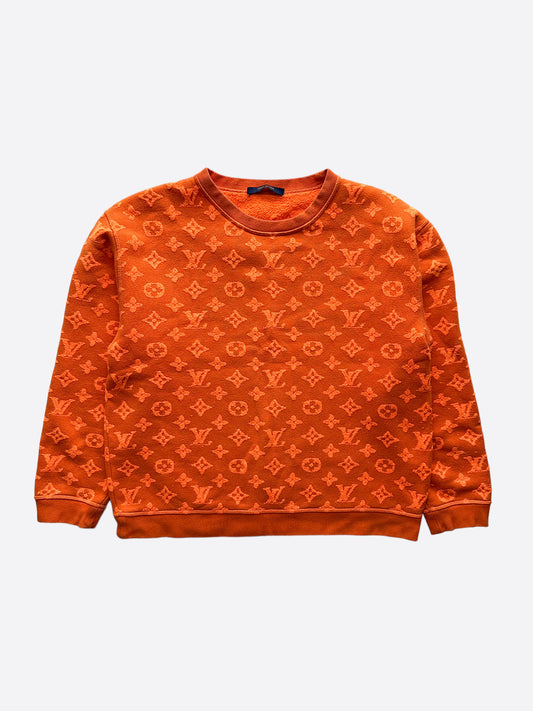 louis vuitton red sweater
