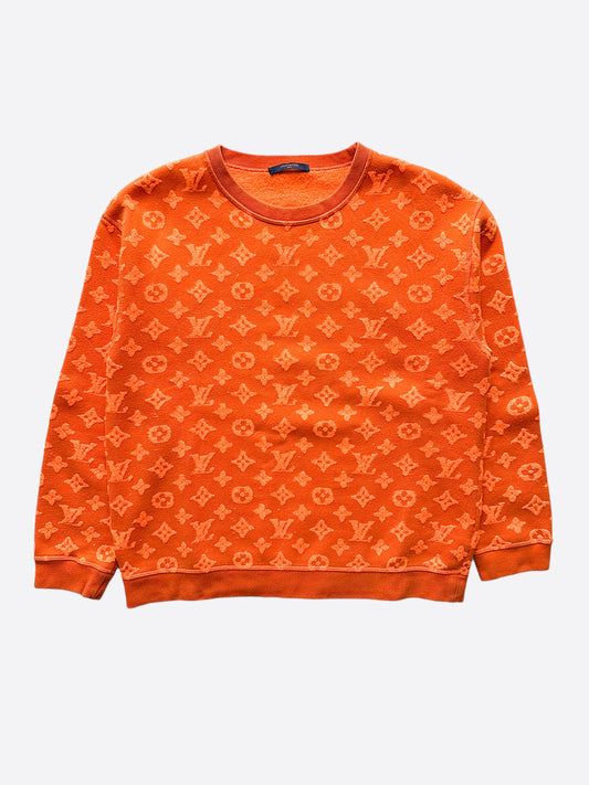 Louis Vuitton Watercolor Giant Monogram Sweatshirt, Cotton, M