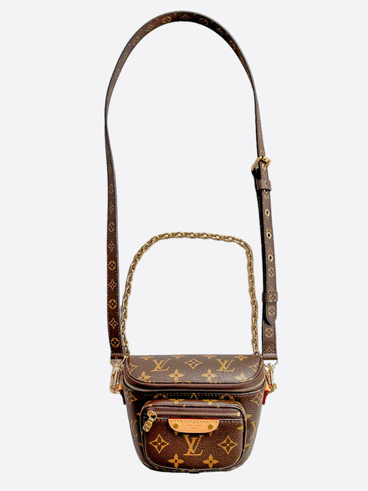 Louis Vuitton Brown Monogram Petit Sac Plat – Savonches