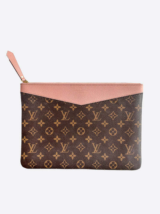 Louis Vuitton Blue Monogram Canvas Upside Down Multiple Bifold Wallet