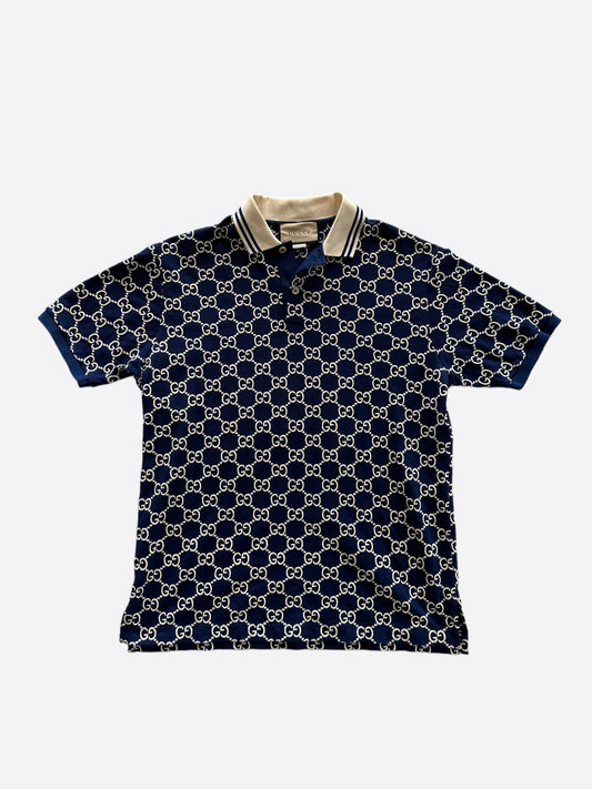 Louis Vuitton Blue Spotted Monogram Shirt – Savonches