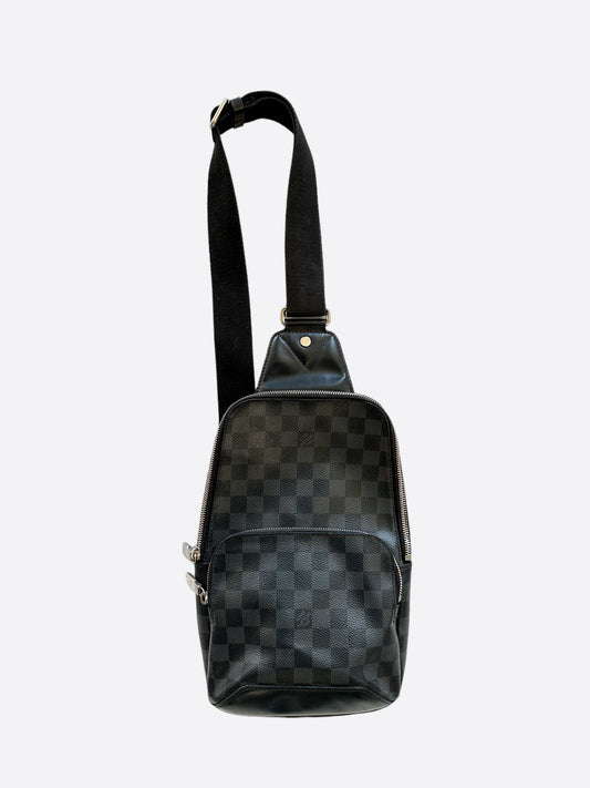 Louis Vuitton Avenue Sling Bag Damier Graphite in Coated Canvas/Fabric with  Silver-tone - US