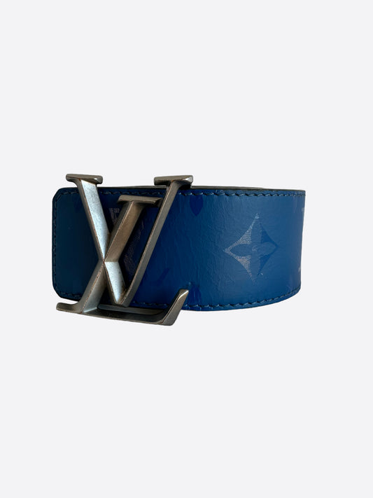 Louis Vuitton Blue Monogram Pyramide Belt – Savonches