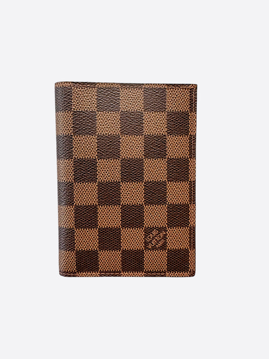 Damier Ebene Repurposed LV Small Passport Wallet