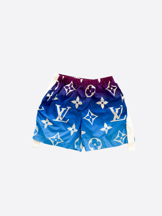 Louis Vuitton Multicolor Gradient Monogram Mesh Shorts – Savonches