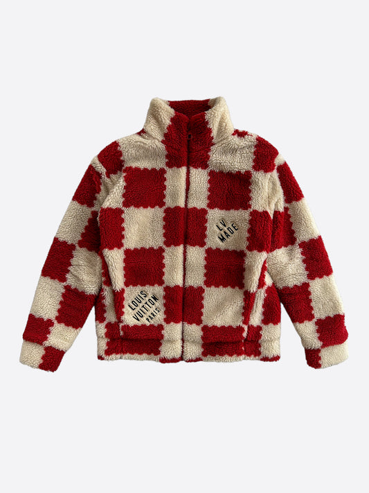 Louis Vuitton Nigo Red & White Checkered Button Up Shirt – Savonches