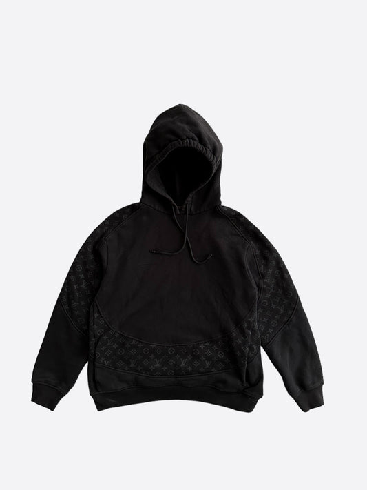 Louis Vuitton Reflective Sleeves Gravity Hoodie in Black for Men