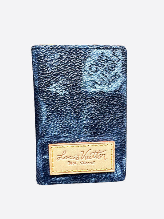 Louis Vuitton Pocket Organizer FW21 Blue Everyday Canvas