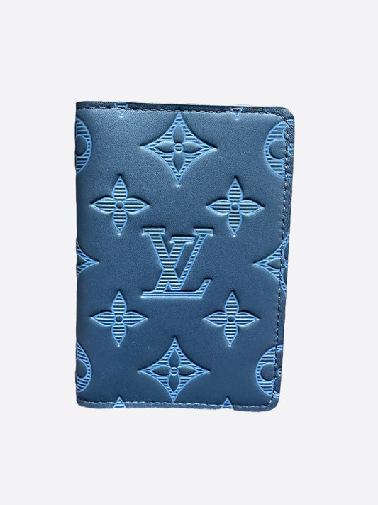 Louis Vuitton Black Shadow Monogram Pocket Organizer – Savonches