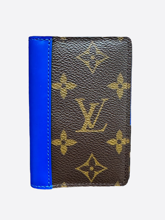 Louis Vuitton Monogram Pacific Blue Split Multiple Wallet M63023 2018