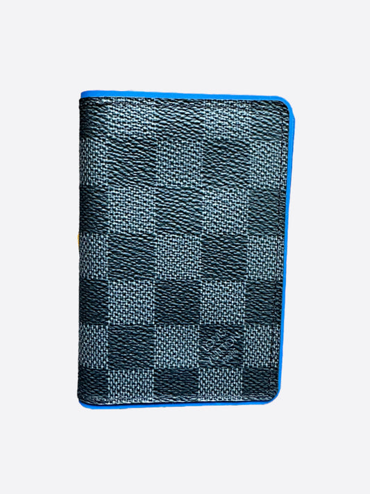 Louis Vuitton Blue Infini Damier Pocket Organizer – Savonches