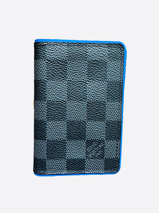 Louis Vuitton Pocket Organizer FW21 Blue Everyday Canvas