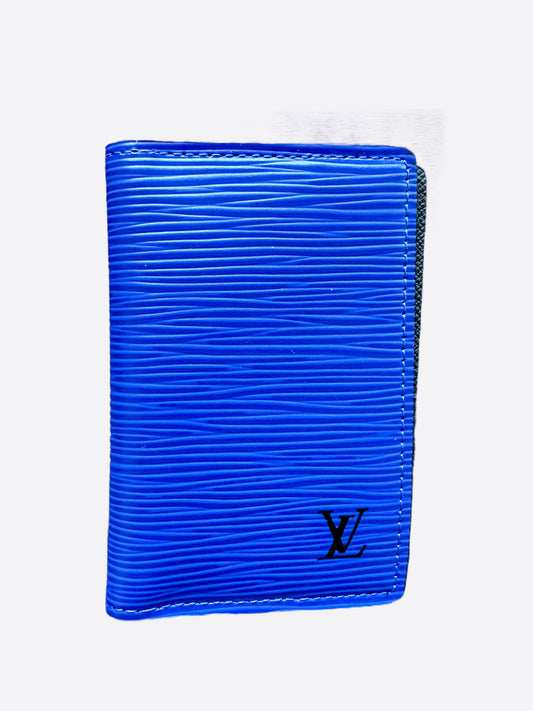 Louis Vuitton Blue Monogram Everyday Logo Pocket Organizer – Savonches