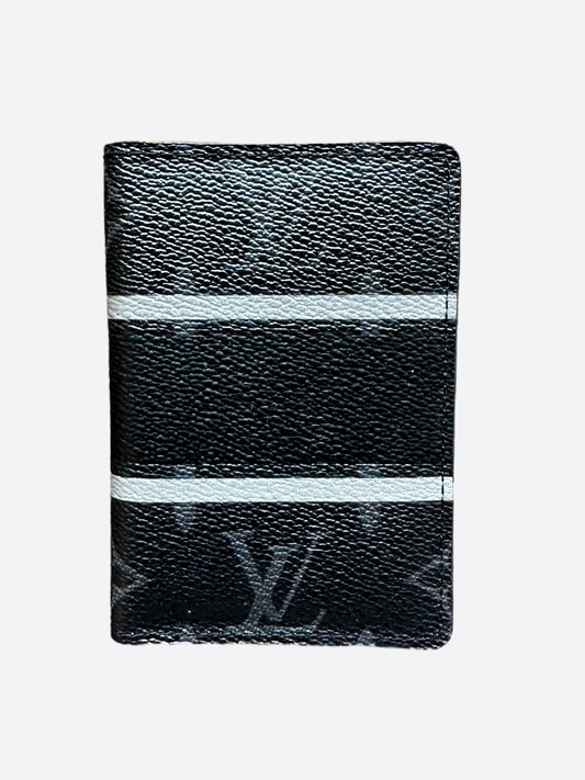 LOUIS VUITTON NEW POCKET ORGANIZER MONOGRAM ECLIPSE HOLIDAYS