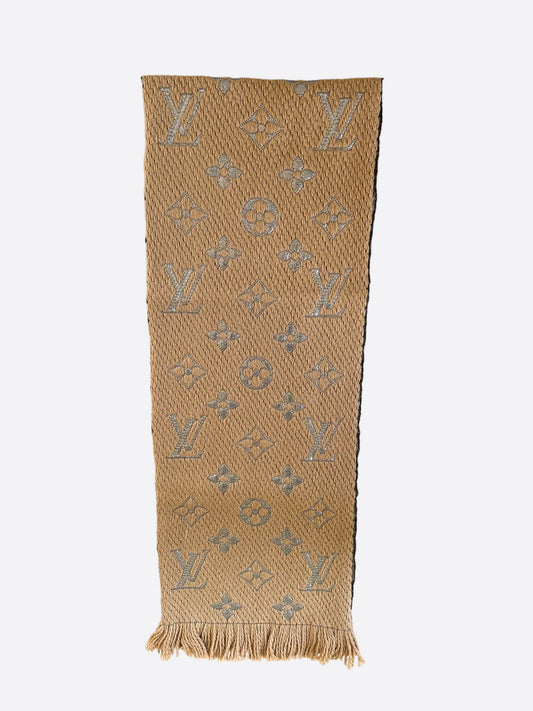 Louis Vuitton Fur-Trimmed Monogram Shawl