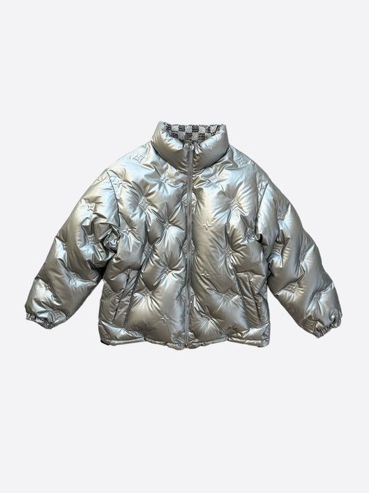 Louis Vuitton Mirror Monogram Shearling Jacket