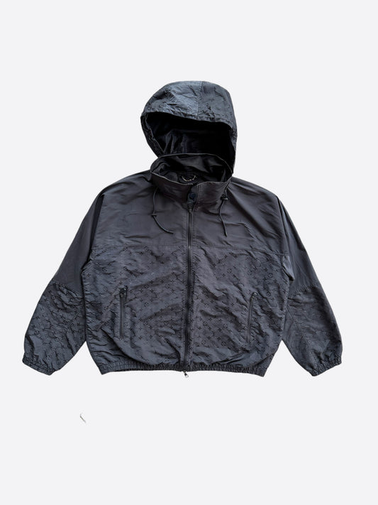 Louis Vuitton Black Monogram Reversible Windbreaker – Savonches