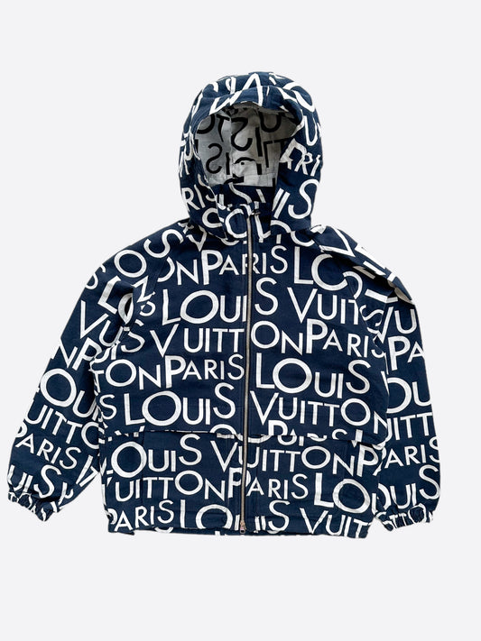 Louis Vuitton Cut Away Monogram Galaxy Jacket BLACK. Size 46