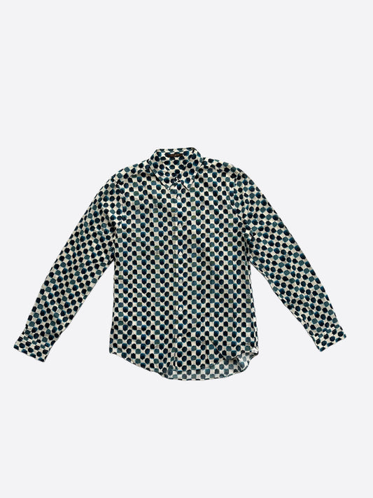 Louis Vuitton Multicolor Monogram Watercolor Half Sleeve Oversized Shirt S  - Reluxable