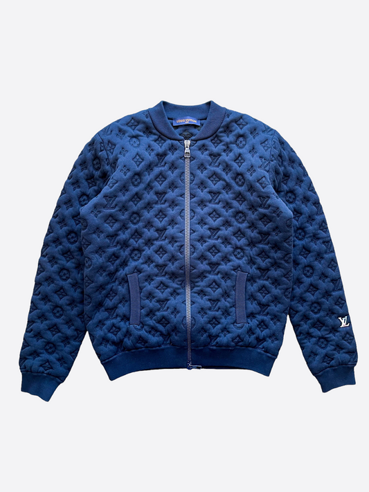 Louis Vuitton Blue Monogram Cloud Windbreaker – Savonches