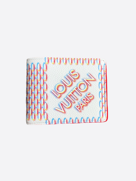 Louis Vuitton White Story Monogram Pocket Organizer – Savonches