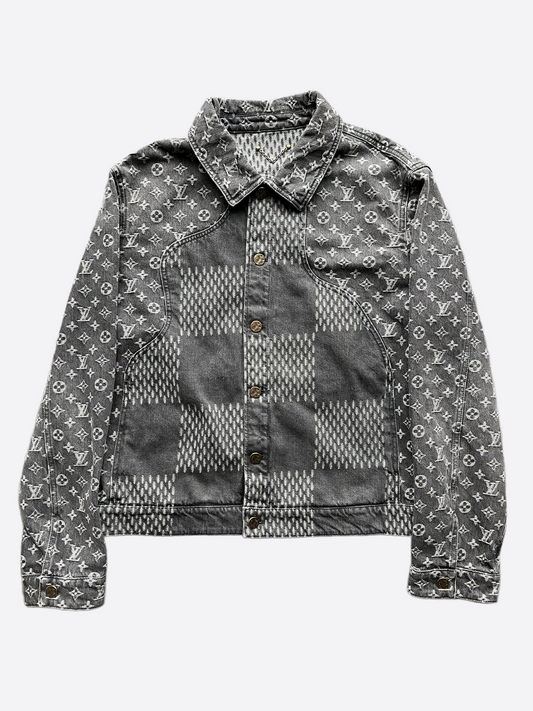 Louis Vuitton Grey Denim Jacket