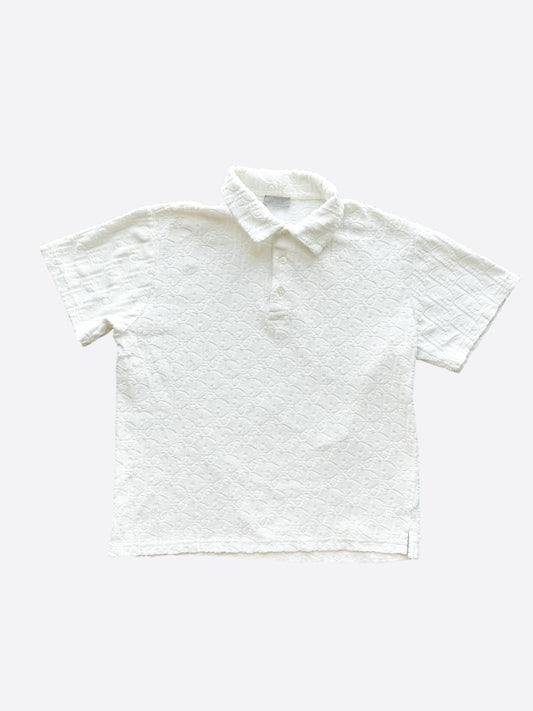 Louis Vuitton White Half Damier Pocket T-Shirt