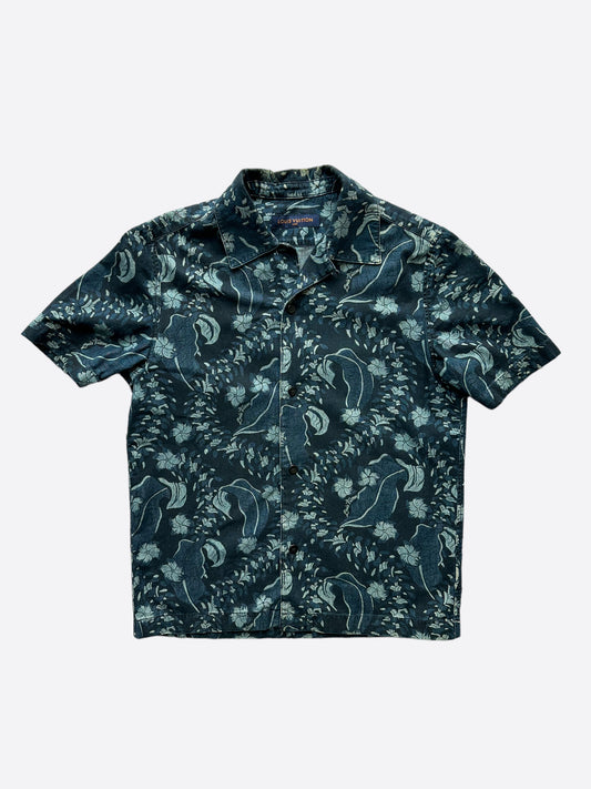 Louis Vuitton 2018 Floral Print Shirt - Blue Casual Shirts, Clothing -  LOU758369