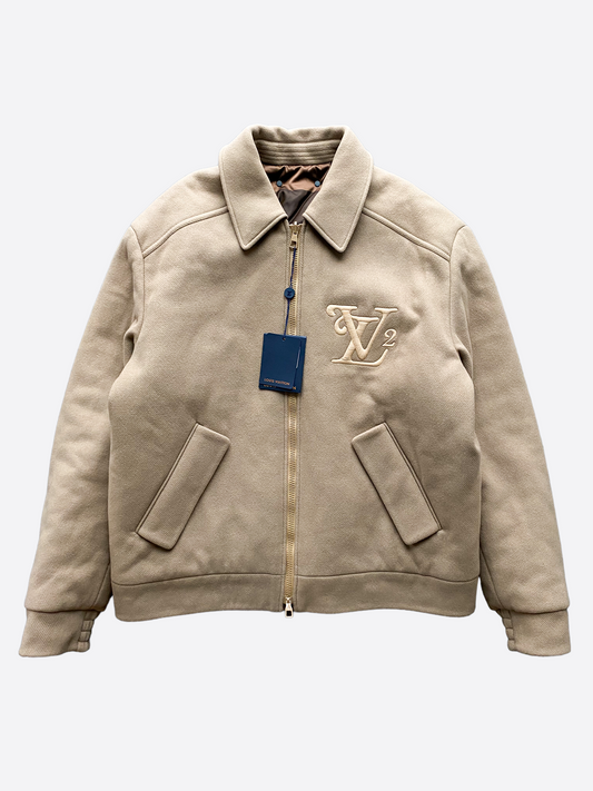 Louis Vuitton 2019 Padded Embellish Varsity Jacket w/ Tags - Grey  Outerwear, Clothing - LOU327366