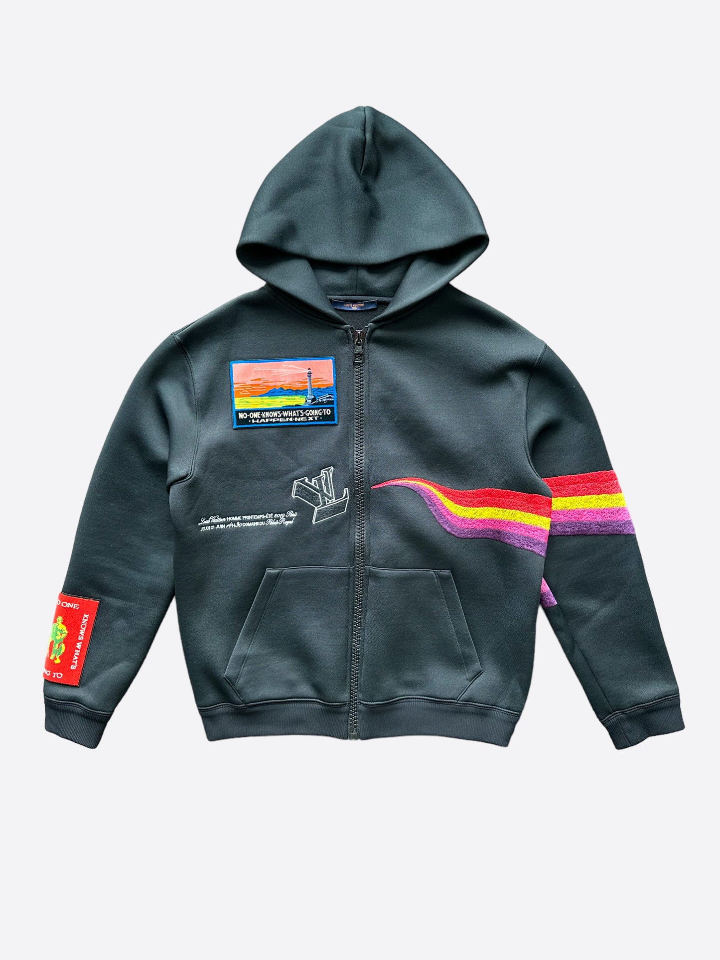 Louis Vuitton Virgil SS19 Wizard of Oz Rainbow Varsity size 52