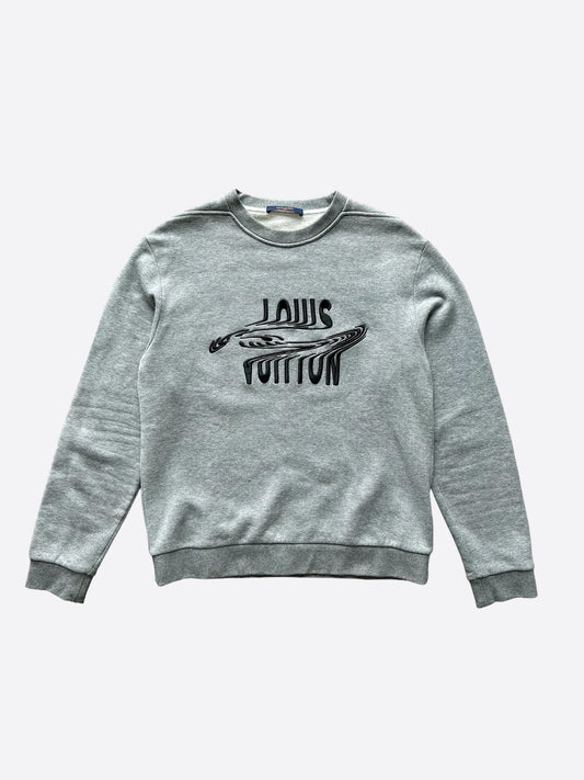 Louis Vuitton red Logo Print Short-Sleeved Hoodie