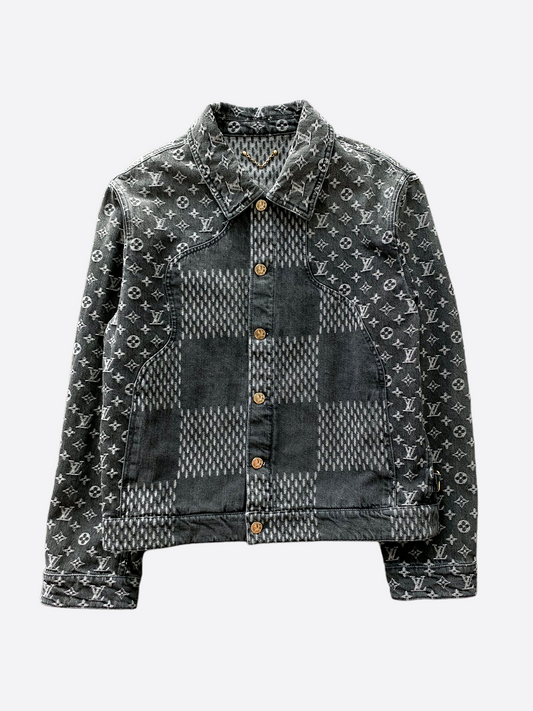 Louis Vuitton Nigo crazy denim jacket in charcoal - DOWNTOWN UPTOWN Genève