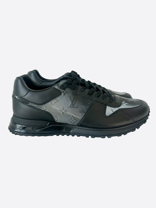 Louis Vuitton Black & Grey Run Away Sneakers – Savonches