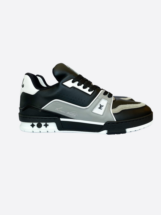 Louis Vuitton LV Squad Sneaker Boots Monogram Iridescent Mesh Black / SZ 39