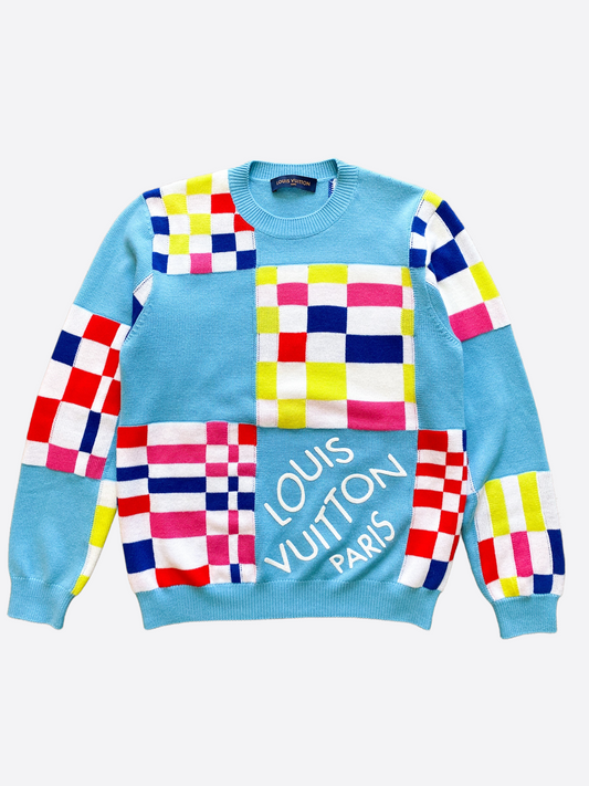 Louis Vuitton Intarsia Pullover Multicolor Men's - SS22 - US