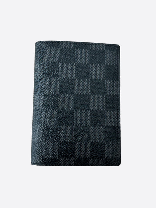 Louis Vuitton Damier Graphite Passport Cover, Black
