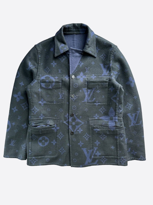 Louis Vuitton Louis Vuitton Monogram Denim Jacket Purple