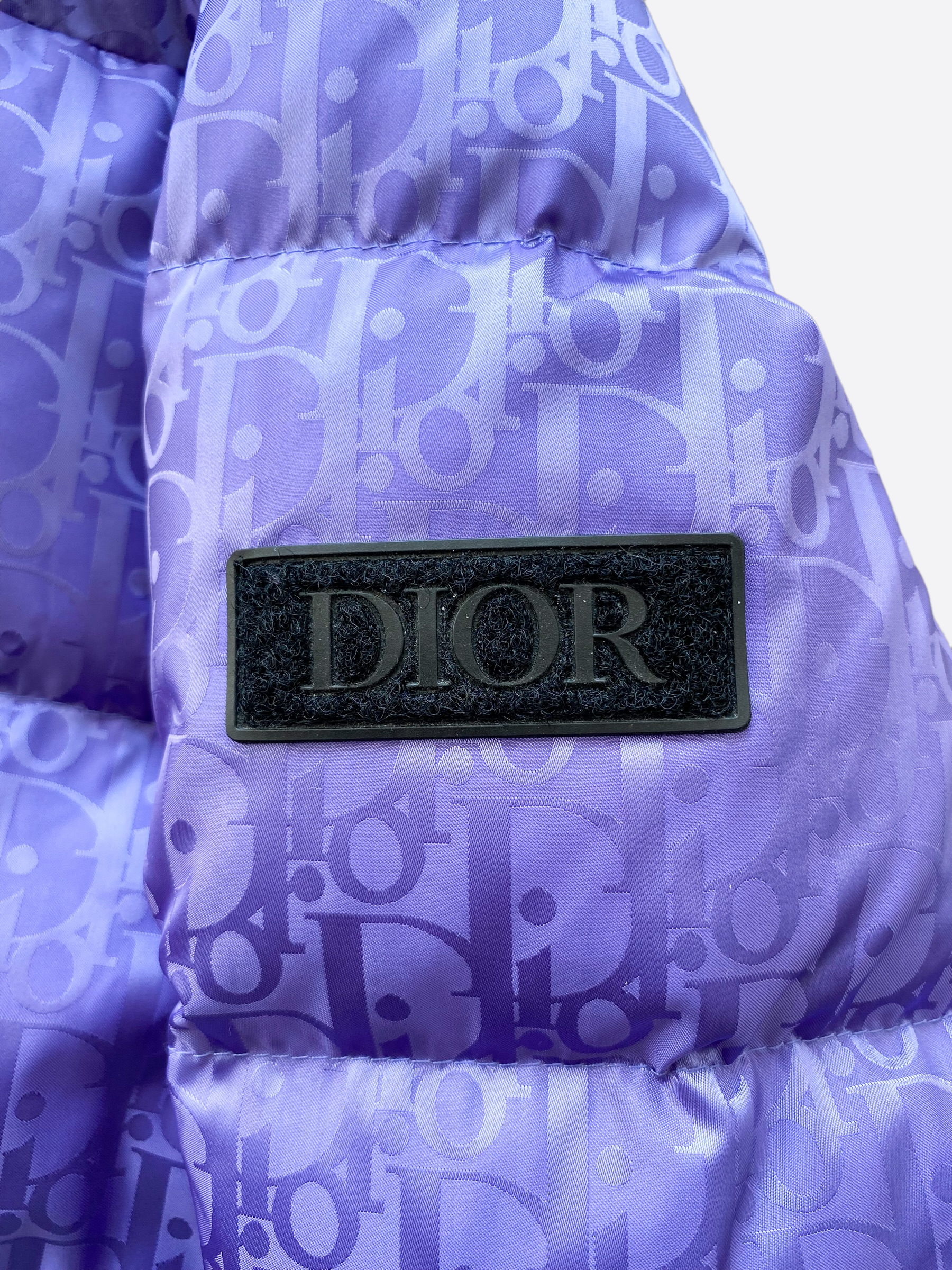 Dior Leather Purple Jacket  Size 44  Labellov  Buy and Sell Authentic  Luxury