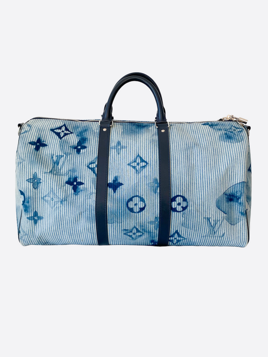 New Release Louis Vuitton Keepall 50 Monogram Watercolor Prints SS21 