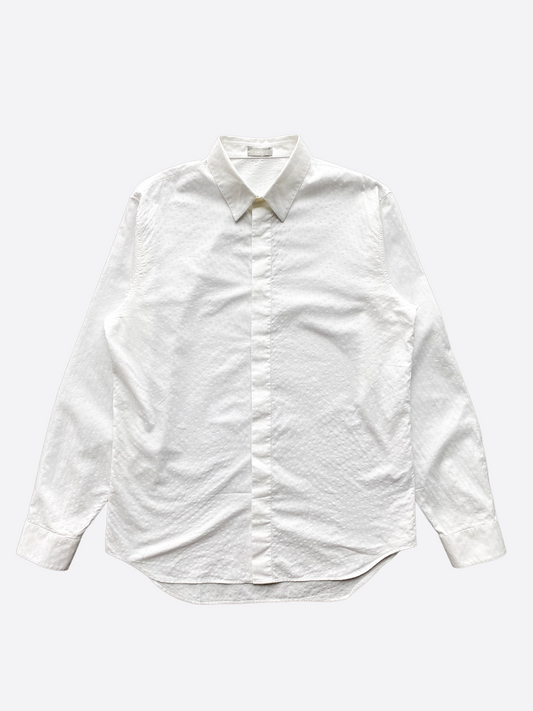 Louis Vuitton White Letter Zip Up Polo – Savonches