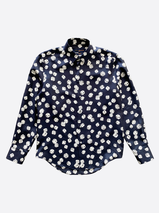 Louis Vuitton Chapman Brothers Monogram Silk Button Up Shirt