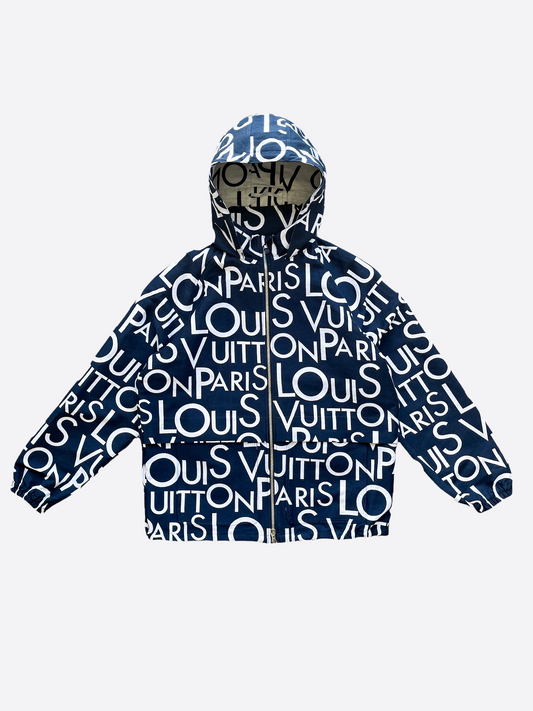 Louis Vuitton Blue Staples Edition DNA Denim Jacket – Savonches