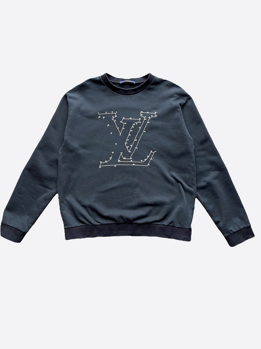 Louis Vuitton Blue Monogram Bandana Sweater – Savonches