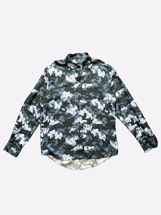 Louis Vuitton Pre-SS20 Desert Camo Monogram DNA Shirt - Ākaibu Store